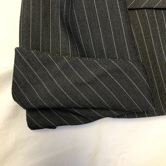 Skirt Suit "Evan Picone" Charcoal Grey Pin-Striped, $200 new - Picture 8 of 8
